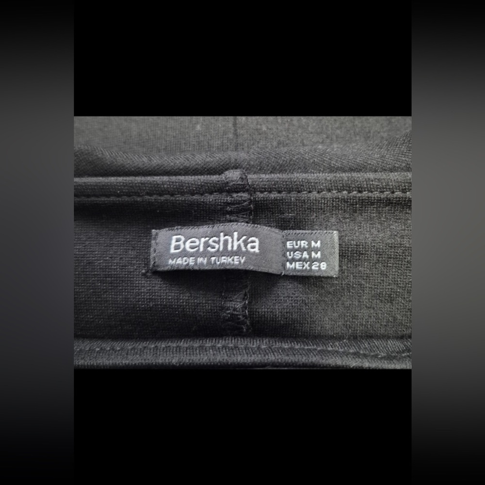 Bershka Black Ruffle Backless Dress - Picture 3 of 4